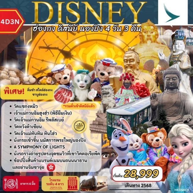 ทัวร์ฮ่องกง DISNEY ฮ่องกง ดิสนีย์นองปิง 