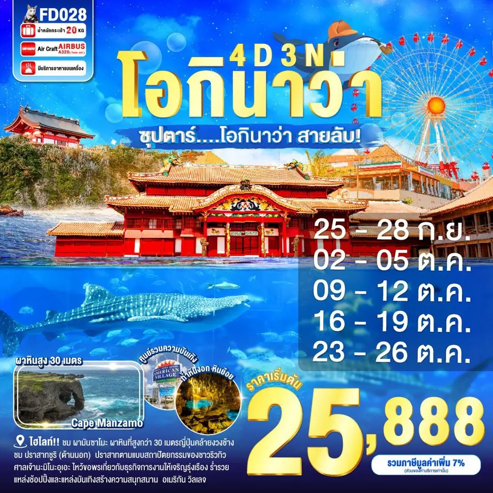 ทัวร์ญี่ปุ่นโอกินาว่า สายลับ