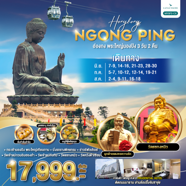 ทัวร์ฮ่องกง พระใหญ่นองปิง